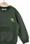 Boy 1-4 Years Old Back Printed Sweatshirt Green - 4
