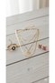 Women's 3-Piece Set Combination Tree of Life Necklace Flower Pattern Steel Earrings Crystal Stone Steel Bracelet