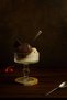 6-Piece Footed Glass Dessert Ice Cream Bowl |   Stylish Presentation Holder |   Magnolia Dessert and Ice Cream Serving Bowl - 3