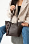 Tn-208 Women's Shoulder Bag Handbag Arm Bag Daily Brown - 2