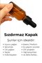 5-Pack of 50 ml Amber Glass Serum Bottles + Black Metal Cap with Black Tip Dropper - 3