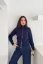 Basic Double Zipper Detailed Mock Neck Knitwear Cardigan Aw25Hi0054