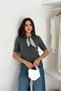 Ribbon Detailed Short Sleeve Soft Textured Knitwear Sweater Aw25Kz0072 - 6