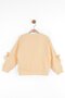 Girl Child 4-8 Years Old Heart Printed Sweatshirt Salmon - 3