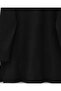 Turtleneck Slit Thessaloniki Tunic - Black - 6