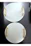 Bayz Cam Gold Handle Double Tray Set for Proposal, Promise & Engagement – 25 cm & 30 cm Diameter - 2