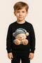 Uyuyan Bear with a Hat Patterned Set of Fleece-Lined Sweatshirt3-4-5-6-7-8-9-10-11-12 Years Old - 2