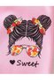 Girls' 3-Piece Sweet-Girl-Rainbow Printed Tracksuit Bottoms - 3
