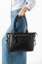 Faux Leather Women's Shoulder Bag 35*28 cm Crossbody Messenger Bag Multi-Pocket Vegan Leather Handbag