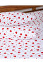 Heart Patterned Double Duvet Cover Set - 4