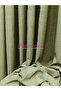 Bohemian Style Linen Look Gizia Green Background Curtain Straight Sewing (No Pleats) Single Panel 24 - 3