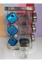 12-Piece Rotating Stand Metal Lid Glass Spice Set - 2