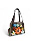 Crochet Knitted Flower Detailed Shoulder Bag, Handmade Custom Design Bag