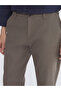 Brown Standard Fit Gabardine Men's Chino Pants - 5
