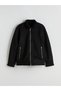 Peak New Season Standard Fit Shirt Collar Suede Men's Coat - 7