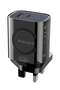 45W Power Adapter Duo, Dual USB-C & USB-A Ports, PD & QC Super Fast Charging - Black - 6