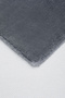 Plush Carpet Dark Gray Color Washable Non-Slip Cut Rug Runner 80X100 - 3