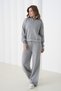 Mock Neck Zipper Detailed Cardigan Pants Knitwear Bottom-Top Set Aw25Au0028 - 6