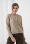Premium Yarn Crew Neck Regular Fit Knitwear Cardigan Aw25Hi0055 - 6
