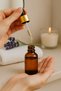 6-Pack of 10 ml Amber Glass Serum Bottles + Gold Metal Cap with Black Tip Dropper - 5