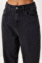 Raw Hem Faded Effect Jean Lri0023 Anthracite - 5
