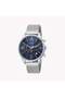 Men's Silver Stainless Steel Watch, Blue Dial | Es1g102m0015