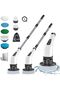Electric Spin Scrubber Rechargeable Cleaning Brush with 7 Replaceable Heads