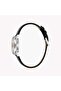 Women's Black Leather Watch, Silver Dial | ES1L144L2015 - 3