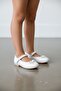Girl's Patent Leather Non-Slip Sole Ballerinas - 2