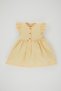 Baby Girl Sleeveless Linen Look Dress Z7402a223sm - 4