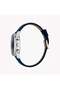 Men's Blue Leather Watch, Blue Dial | Es1g262m0085 - 2