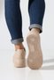 Women's Beige Thick Sole Sports Shoes |   Stylish and Comfortable Sneaker Model Suitable for Daily Use - 8