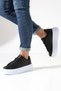 Women's Black and White Thick Sole Sports Shoes |   Stylish and Comfortable Sneaker Model Suitable for Daily Use - 6