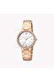 Women's Rose Gold Stainless Steel Watch, Silver Dial | ES1L228M2055 - 2