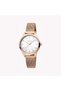 Women's Rose Gold Stainless Steel Watch, Silver Dial | ES1L259M1095
