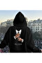 سترة كار ماسكي نينجا فليس للجنسين – قماش سميك بثلاث خيوط، موديل O قصة فضفاضة مع سحاب