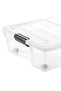 Transparent Plastic Storage Box with Lid 32L - 3