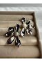 Pearl Detailed Half Flower Earrings - 2
