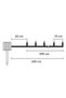 Light Installation with 60 Crystal White LED Bulbs & 2-Function Light Sensor 5.9m - Warm White - 2