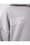 Girl's Cotton Gray Hooded Sweatshirt and Palazzo Tracksuit Set - 3