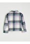 Purple plaid girl's shirt - 3