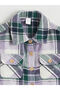 Purple plaid girl's shirt - 2