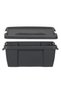 Grey Plastic Storage Box with Lid 20L - 2