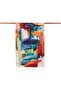 Patterned Silk Shawl - Brush Stroke Pattern - Cream - 3