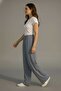 High-Waisted, Wide-Leg, Comfortable Fit, Elastic Waistband Pants - 2