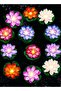 12 Piece Lotus Flower Floating Candles Water Sensor - 2