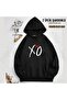 Unisex Xo the Weeknd Printed Hooded Sweatshirt (2 Thread)