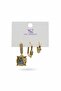 Pinterest 3-Piece Earring Set - 2