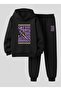 Children Hooded Set Create Your Printed 3 İplik Ş Fleece-Lined Sweatshirt - Tracksuit Set