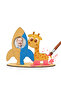 Rocket Giraffe Photo Frame Bulk Activity - Classroom, Nursery, Kindergarten Activity - Set of 10 - 2